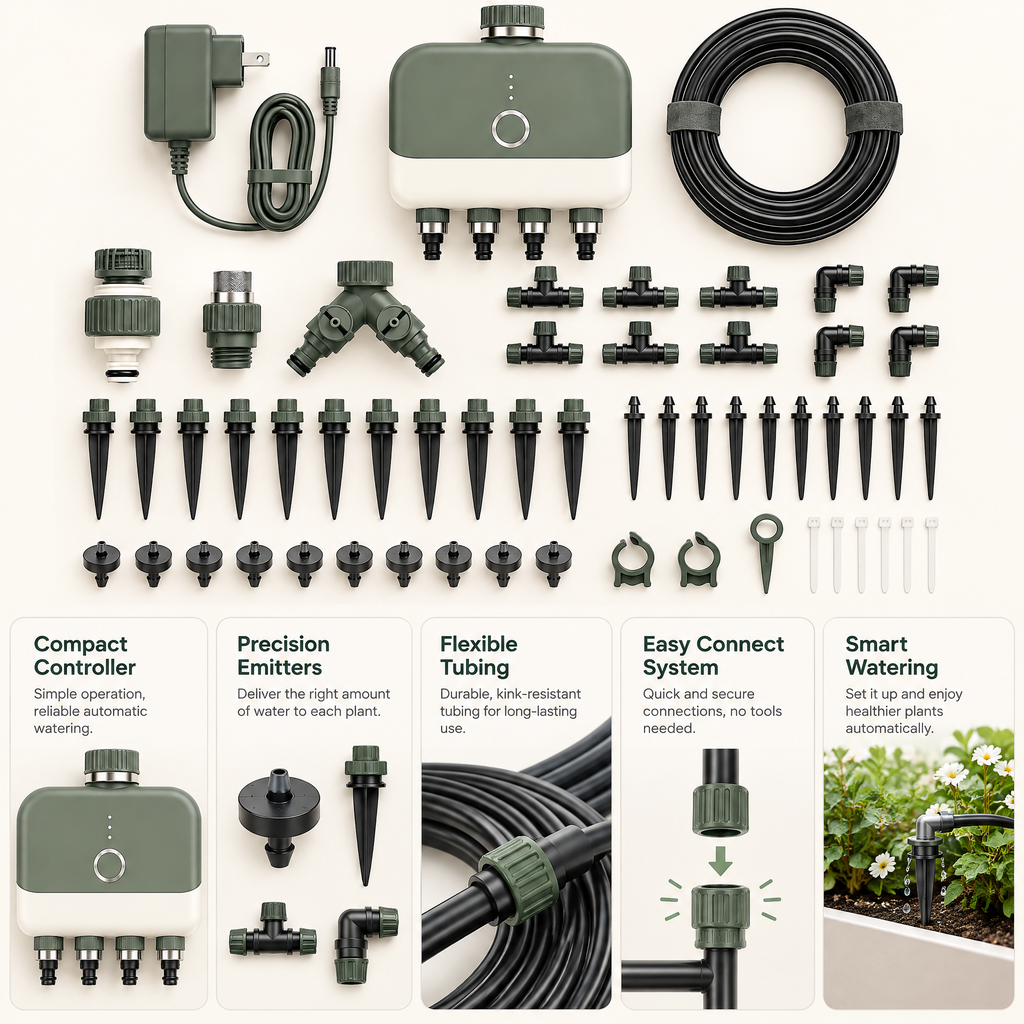 Varenmoris™ Automatic Garden Drip Irrigation Kit
