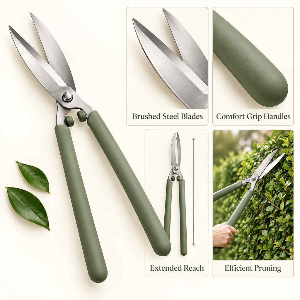 Varenmoris™ Long Blade Hedge Shears