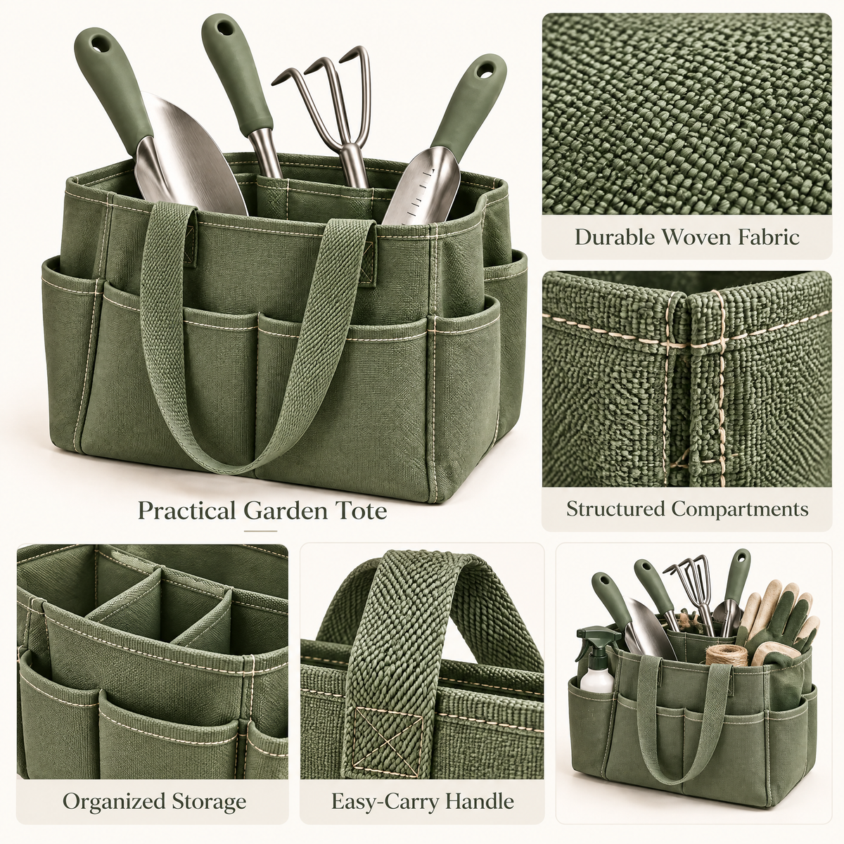 Varenmoris™ Garden Tool Tote Set