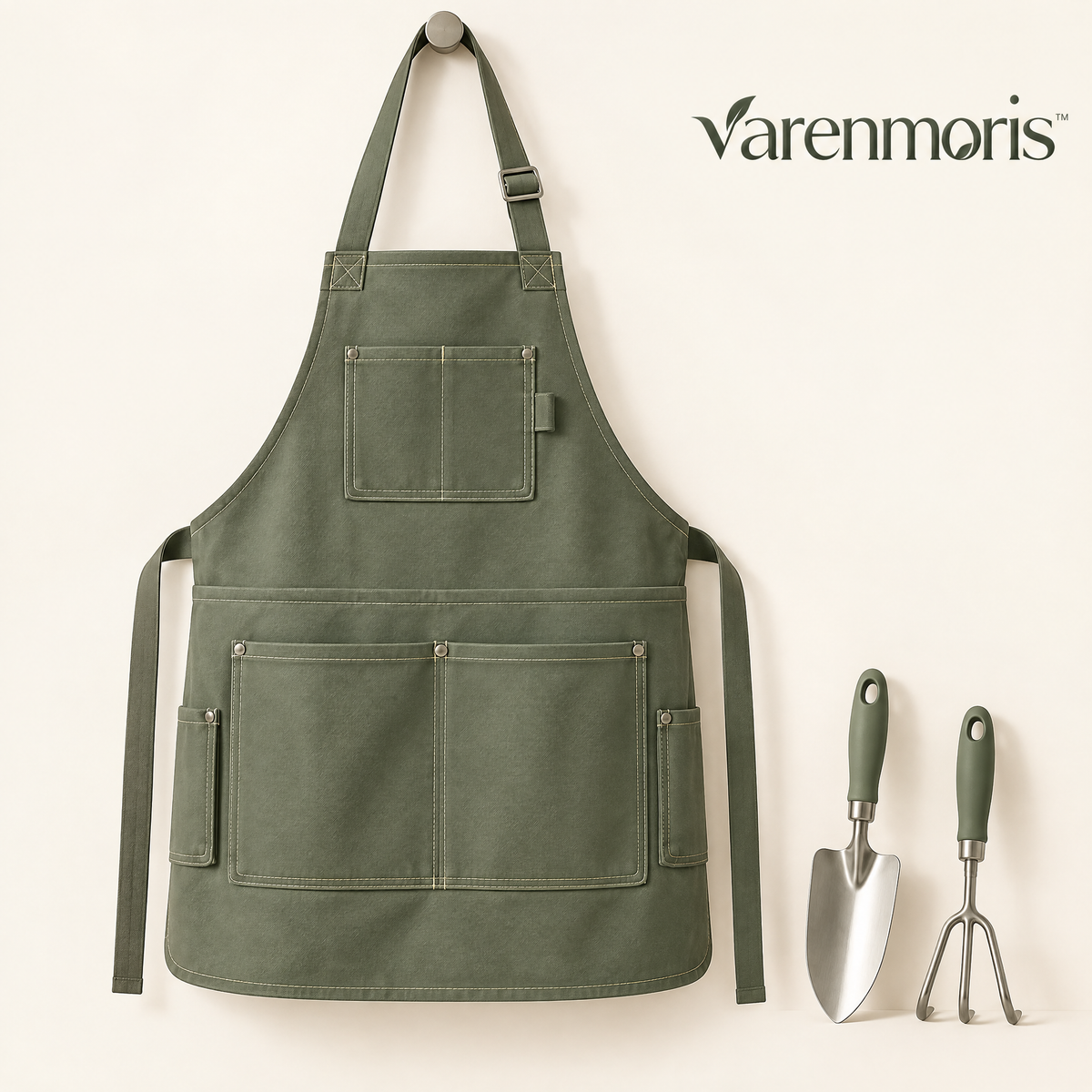 Varenmoris™ Gardening Apron with Tool Set